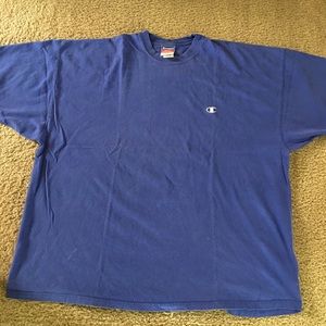 Classic Champion T-Shirt Blue Size XXL
